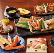 飲み放題付6/30迄【蟹ずくし☆蟹ステーキ会席】8,500円 蟹ステーキ・ずわい蟹のお造りなど全8品