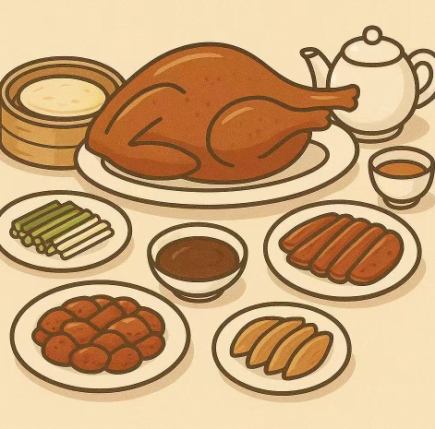 【さだ子のおすすめの大好評料理】北京ダック3800円★（税込）コース