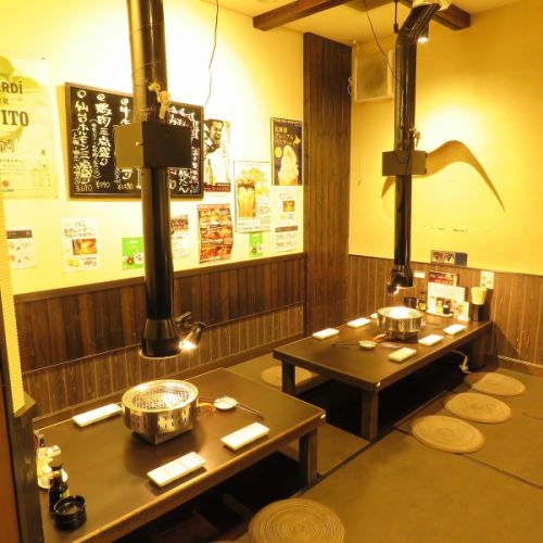 Very popular for welcome and farewell parties and banquets ♪ [digging kotatsu] at the seat ♪