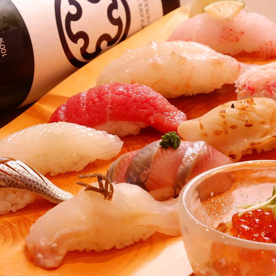 您可以以合理的價格享用北海道和北海道以外的時令海鮮以及稀有食材。