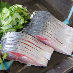 Grilled marinated mackerel