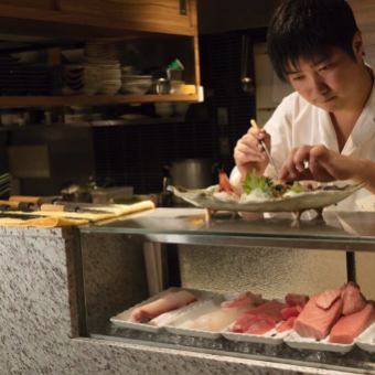 2時間飲み放題付き 料理長おすすめ 9500円コース