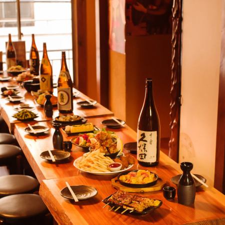 [2nd floor] ・16 people ・22 people ・40 people We accept private reservations and group reservations at any time! Perfect for welcome parties, reunions, and other types of banquets ☆ You can be among your friends without worrying about the people around you. Please spend a fun time filled with smiles♪