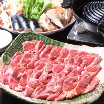 【180分飲み放題付】ジンギスカンコース　6品　6500円