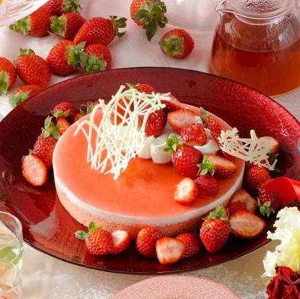 【3/1～5/6】【平日】ストロベリーディナーブッフェ大人6500円⇒5850円（税込） 