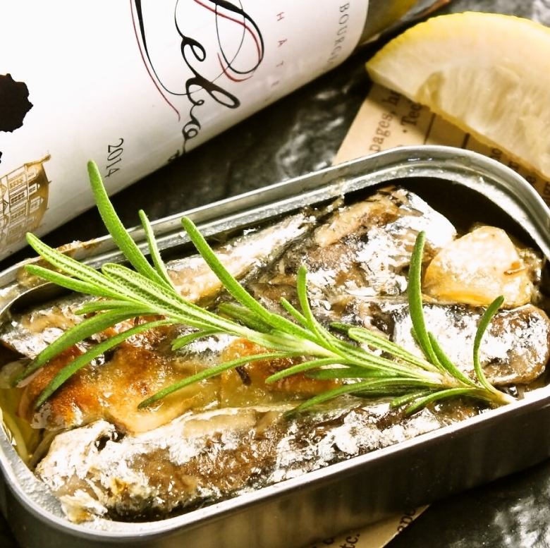 Oven-baked oil sardines