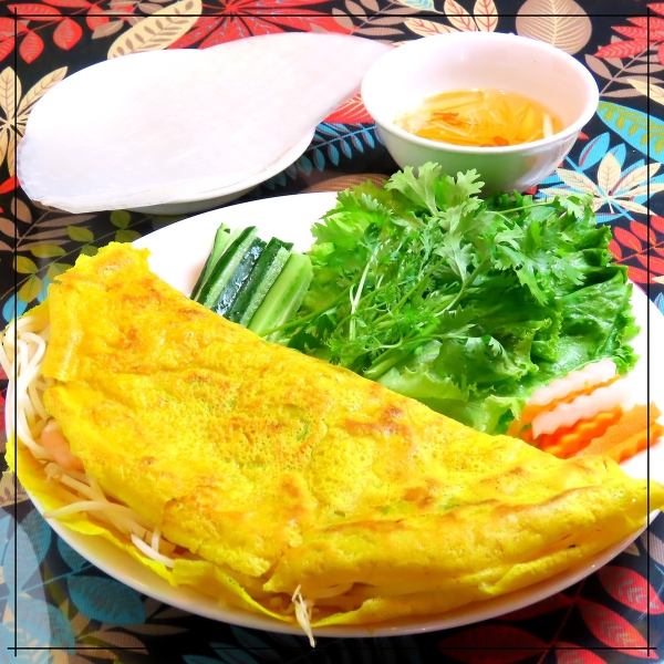 バインセオ　ベトナム風お好み焼き