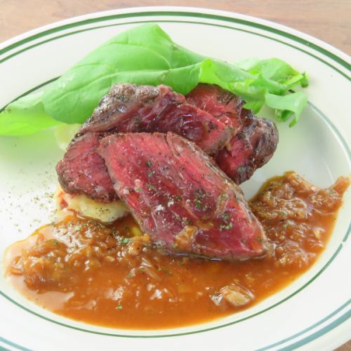 Grilled Beef Sagar ~Chaliapin Sauce~