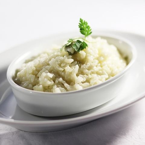 Simple wasabi risotto