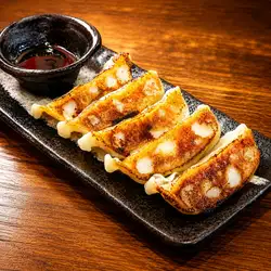 黑猪肉煎饺