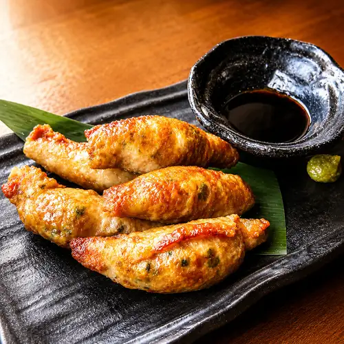 鶏皮餃子