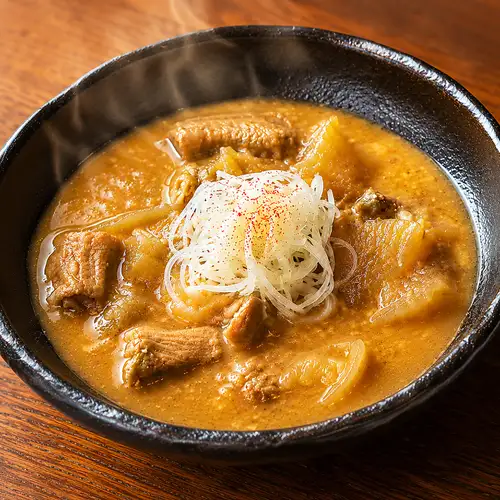 自家製もつ煮込み