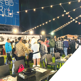 貸切OK！最大160名様前後と大人数でBBQとビアガーデンが楽しめちゃいます！