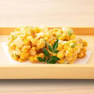 とうもろこし かき揚げ