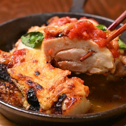 Jiuqu chicken and tomato & mozzarella