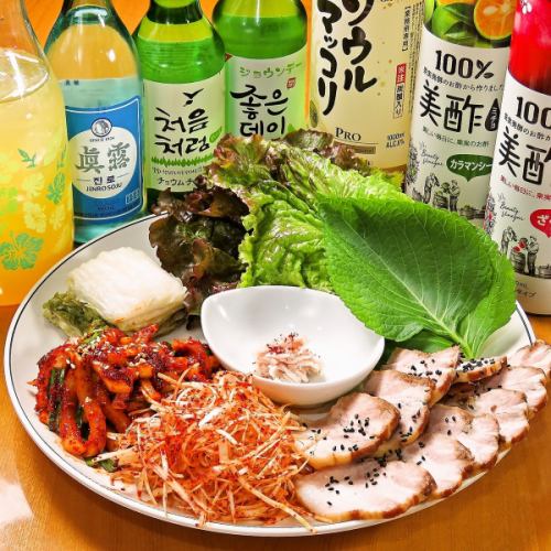 ■本格韓国料理を楽しめる