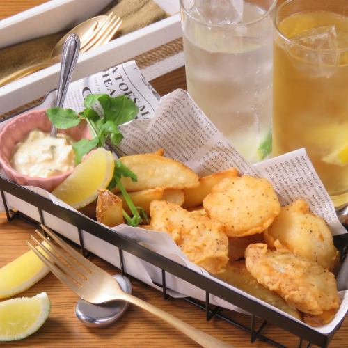【お酒との相性も抜群】Fish＆Chips
