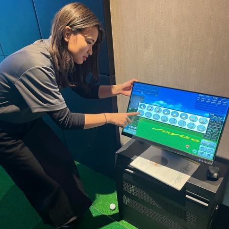 ≪We have the latest equipment in the golf booth.Beginners are also safe ≫