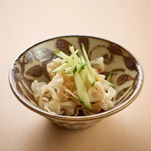 ミミガーと島きゅうりの和え物~シークワーサーポン酢~