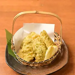 たか丸漁船のセーイカ磯部揚げ