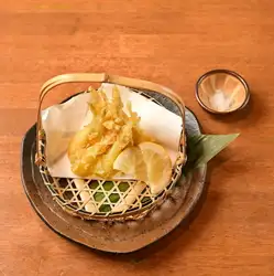 伊江島島らっきょ天ぷら