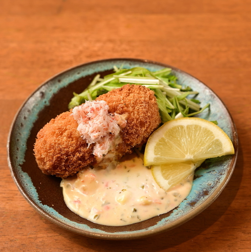 お子様大好き◎まぎーカニクリームコロッケ1個自家製タルタル付