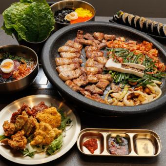 【88コース】話題の韓国料理13品×飲み放題120分★5,000円(税込)