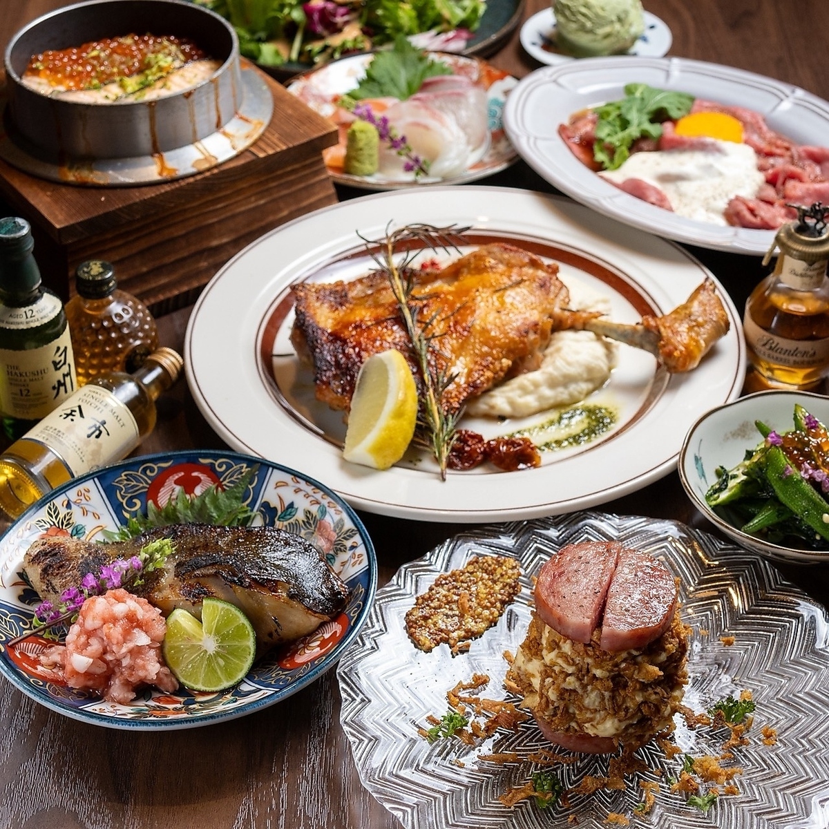 全9品★名物料理も味わえる、飲み放題付5000円ぽっきりコース♪