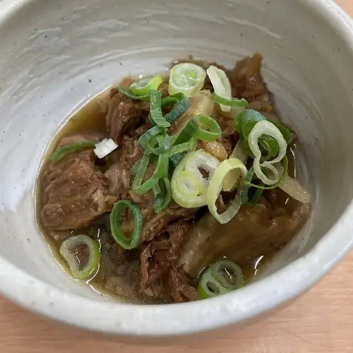 Homemade beef tendon stew