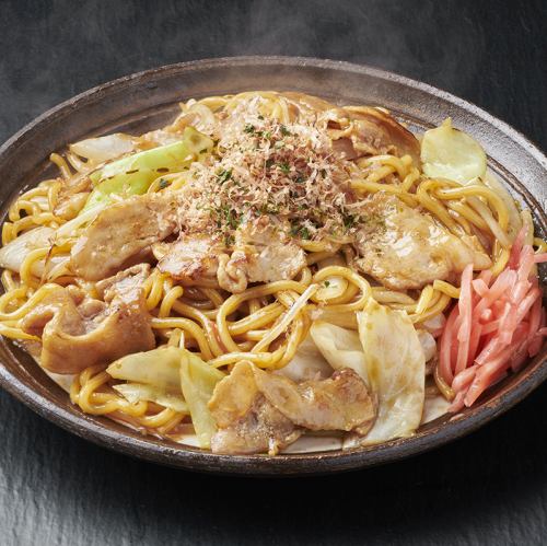 昔ながらのおたふくソース焼きそば