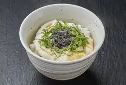 Tororo Shio Kombu Donburi (rice bowl with grated yam and salted kelp)