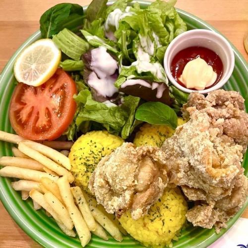 fried chicken plate