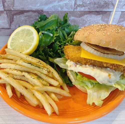 Mountain Burger Mahimahi Burger