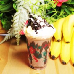 Chocolate banana smoothie