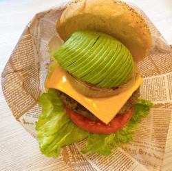 Mountain burger avocado