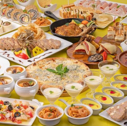 2025年5月7日（水）より、すべての料理やデザートをビュッフェスタイルで提供いたします。
