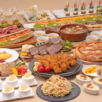 <12/27~1/4>【年末年始”ディナー”ビュッフェ】ディナー&スイーツ 牛肉の鉄板焼きなど