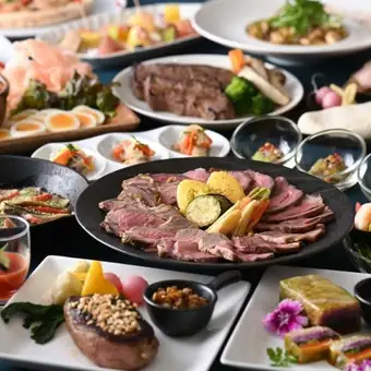 7/25～【土日祝ディナー/スパイス×トロピカル 夏の欲張りビュッフェ】飲み放題付き8,300円