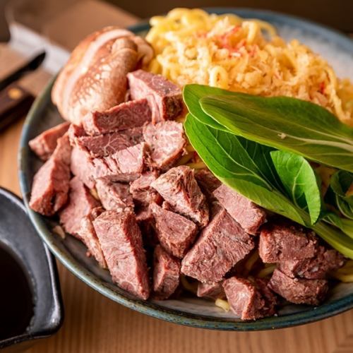 Kyoto-style beef tendon fried noodles