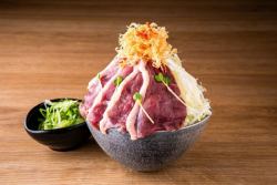 Monja with duck and green onion - Premium brand "Duck King" duck meat and Kujo green onion in light soy sauce flavor -