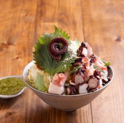 Octopus Genovese ~ Octopus and homemade Genovese finished with Parmigiano Reggiano ~