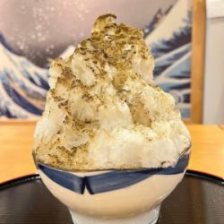 Hojicha ice