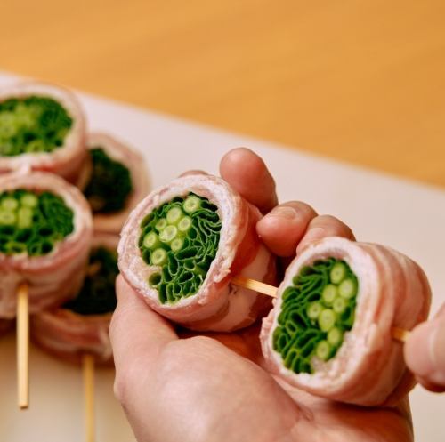 蔬菜串的精心製作