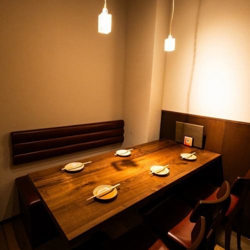 落ち着きのある店内で