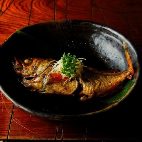 魚の煮付け （時価）※スタッフまでお問い合わせください。