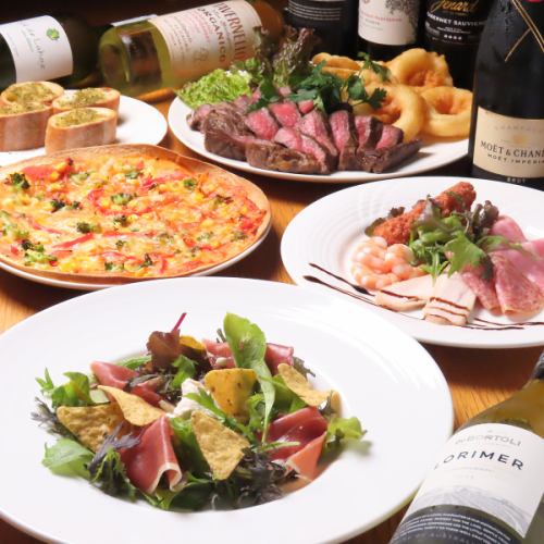 【料理のみ】ロッキーズコース全8品3500円(税込)
