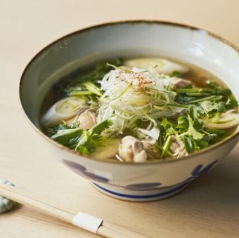 鳥南蛮蕎麦（温）