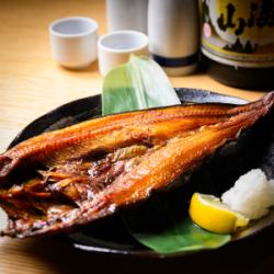 道産真ホッケの開き焼き