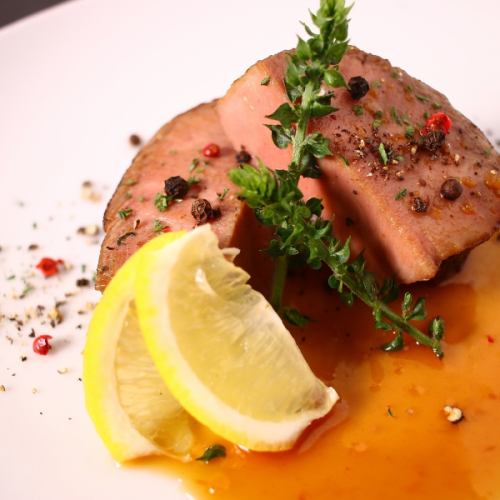 Special thick-sliced beef tongue steak