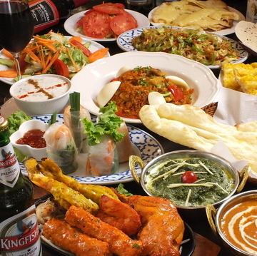 飲み放題付き宴会コース！コスパ抜群！カレーだけではない当店の魅力を詰め込んでおります！